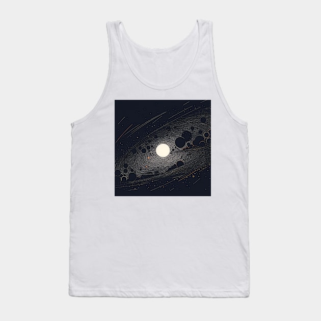 Dark Night Tank Top by Sheptylevskyi